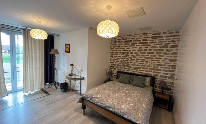 Cormatin Bed & Breakfast | Colors of life - Chambre Verte