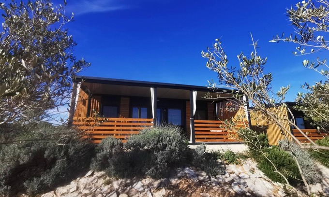 Pirovac House | Comfort Two Bedroom Mobile Homes Pirovac - Standard Two Bedroom Mobile Home with Sea View and Terrace