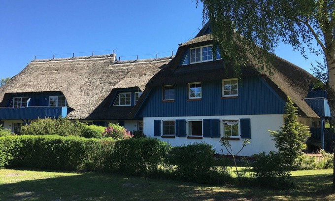Wieck auf dem Darss Apartment | comfortable ground floor apartment; Reed - south facing; Terrace; familienfrdl .; calm