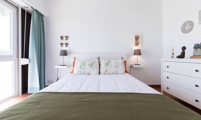 Sesimbra Apartment | Completely renovated apartment, featuring 2 bedrooms, each with a double bed.