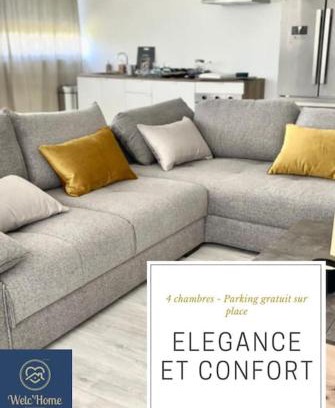 Bourges Apartment | Confort et Élégance 4 chambres parking privé gratuit