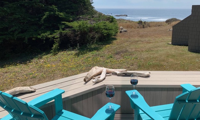 Sea Ranch House | Contemporary and spacious, amazing white water views.