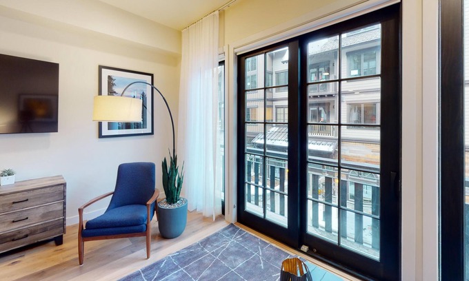 Tamarack Resort Apartment | Contemporary Condo|Juliette Balcony|Village Views