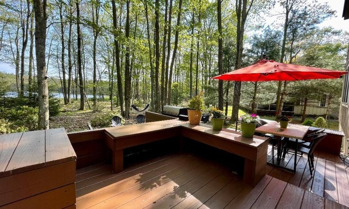 Pocono Pines House | Contemporary, Private, Pocono Mountain Escape (waterfront)
