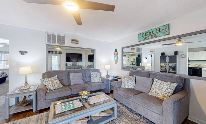 Caine Woods Condo | Convenient first-floor condo with a fully stocked kitchen, WiFi & a private deck