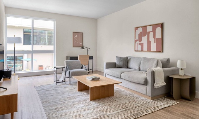 Mountain View Apartment | Convenient Mountain View 1BR w/Gym, Pool, nr Tech HQs, by Blueground