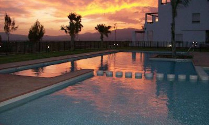 Alhama de Murcia Apartment | Conveniently located 2 Bedroom Front Line Apartment very close to resort center