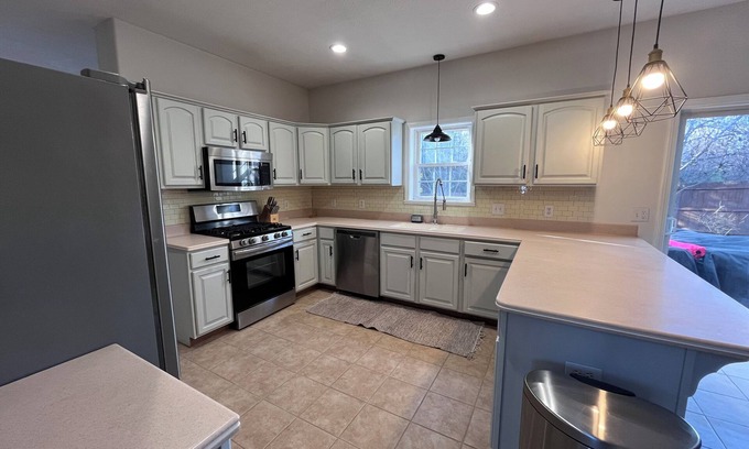 Fort Wayne House | Conveniently located home w/private backyard!