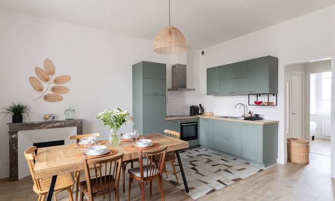 Saint-Ideuc Apartment | Coquillages et Crustacés - Apt avec balcon vue mer