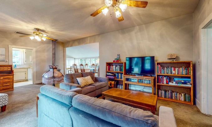 Lakeport House | Corner Lot Home, Carriage House & Enchanting Yard