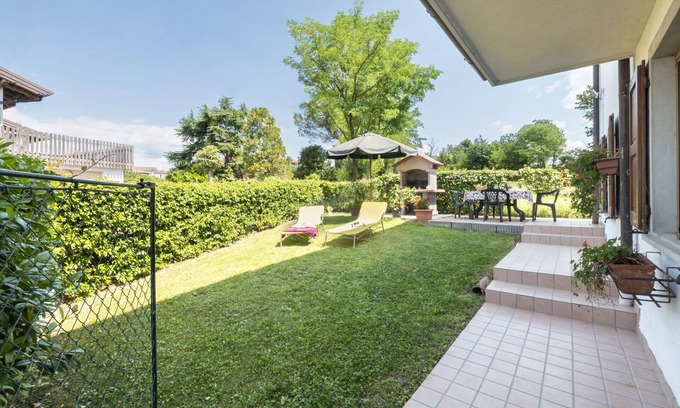 Rive D'Arcano House | Cosy apartment in villa for 6 people with TV, patio and parking