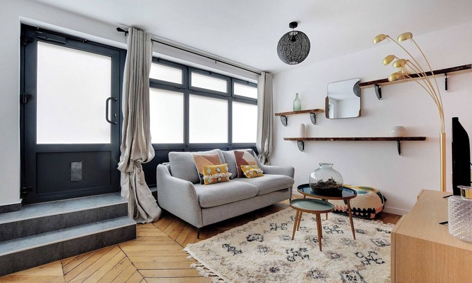 Charonne Apartment | Cosy apartment - 1BR/4P - Saint-Blaise