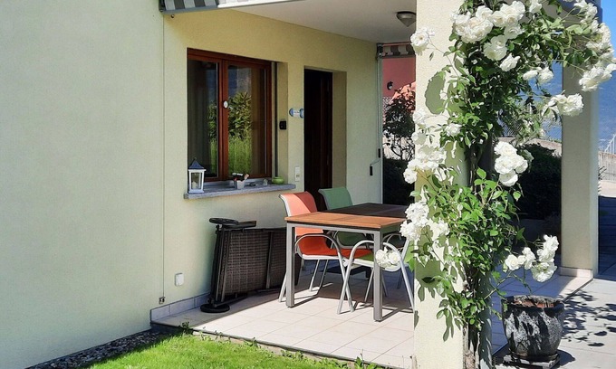 Piazzogna Apartment | Cosy apartment for 2 guests with WIFI, TV, patio and panoramic view