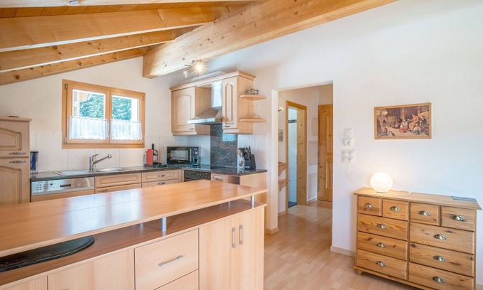 Riom-Parsonz Apartment | Cosy apartment for 6 guests with WIFI, TV, balcony, pets allowed and panoramic view