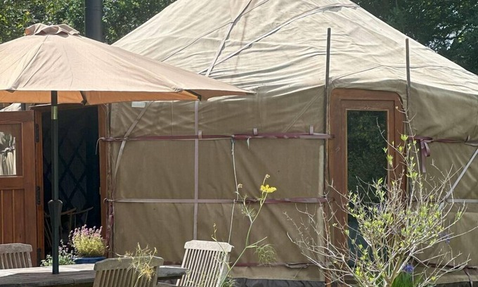 Cilgerran RV Rental | Cosy off-grid yurt in Pembrokeshire - A chance to be ‘in’ the landscape.