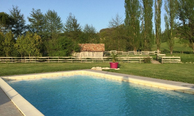 Cazes-Mondenard House | Cottage 'Gîte Du Moulin De La Peyrière' with Private Pool, Shared Terrace and Wi-Fi