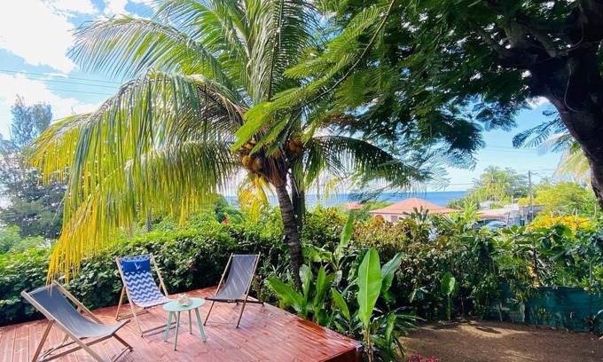 Le Precheur Cottage | Cottage MAJO BEACH in Saint Pierre sea view 5 min from the beach