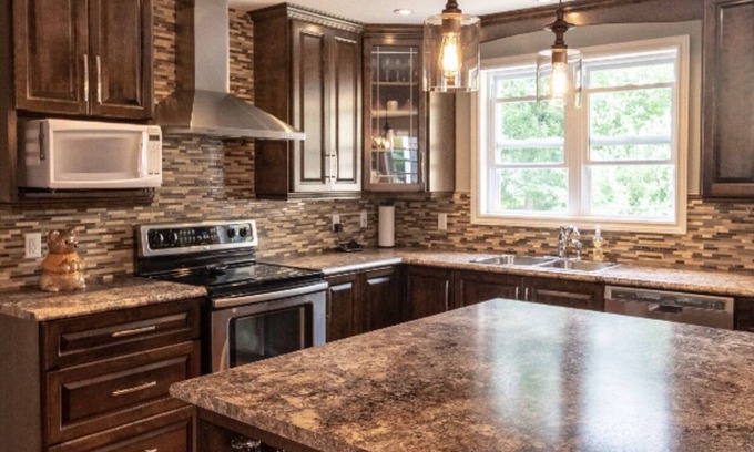 Terra Nova House | Cottage on Abraham, patio with BBQ, larg backyard