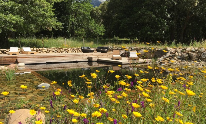 Petreto-Bicchisano Ski Chalet | Cottage surrounded by nature, natural pool and organic garden