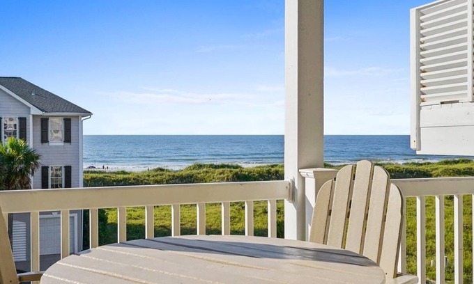 Ocean Isle Beach Condo | CottageVacations4u "BEACH HAVEN" ocean view-pool club-direct access to beach-dog friendly
