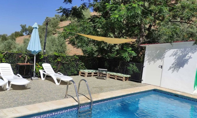 Villanueva del Arzobispo House | Country House 'Los Angostones' with Mountain View, Pool and Air Conditioning