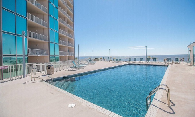 Biloxi Condo | Coveted Gulf-front condo on pool deck, directly on beach, no highway to cross!
