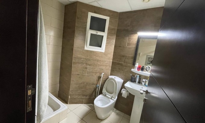 Al Jerf 2 Condo | Cozy 1-bedroom condo with WiFi, AC in lovely Ajman