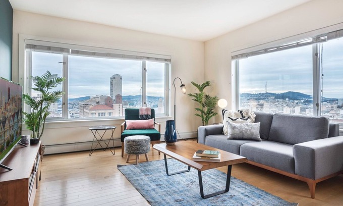 Lower Nob Hill Apartment | Cozy 1BR Nob Hill w/Gym, short walk to Union Sq by Blueground