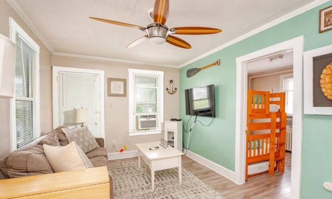 North End Apartment | Cozy 2-bedroom apartment in Ocean City! Amazing Location! Wrap-around deck!