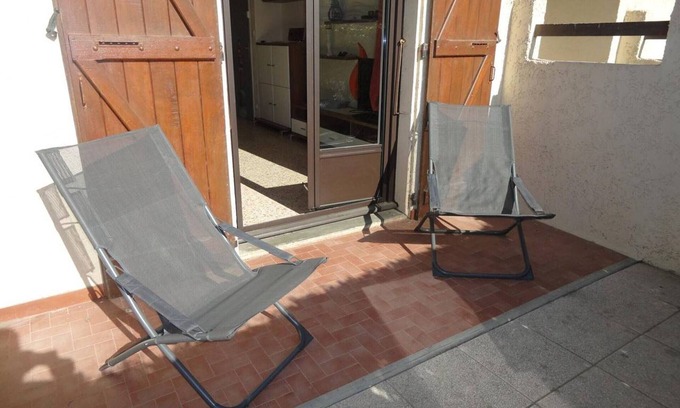 Port-la-Nouvelle Apartment | Cozy 2-Room Apartment, 300m from Beach with Terraces & A/C, Sleeps 4