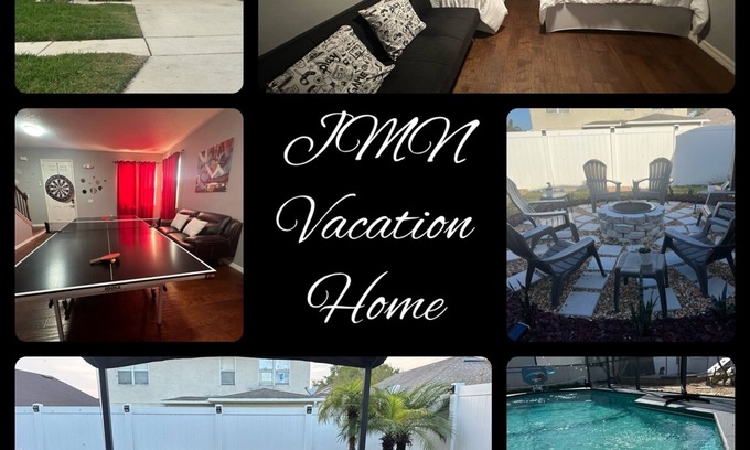 Kissimmee House | Cozy 3-bedroom in Golf & Gated Community- private pool and firepit