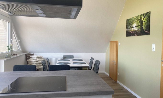 Lage Apartment | Cozy apartment to relax with infrared cabin near the Teutoburg Forest