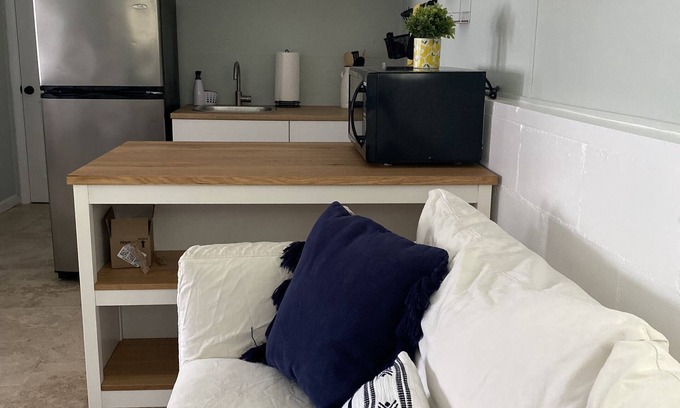 Neptune Beach Apartment | Cozy beach studio steps from the ocean!