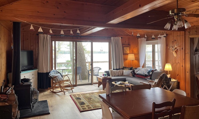Polk County Cabin | Cozy cabin on pristine Half Moon Lake - less than 2 hours from the Twin Cities!