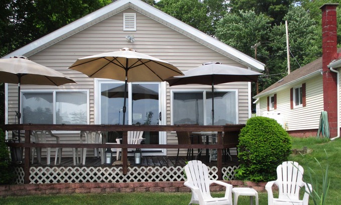 Queensbury Cabin | Cozy Camp on the Lake! Lake Sunnyside in the Adirondacks.