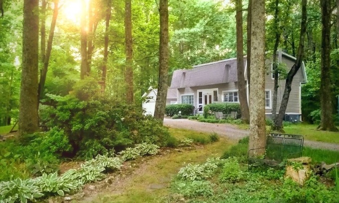 Hendersonville House | Cozy Cottage Wooded Retreat