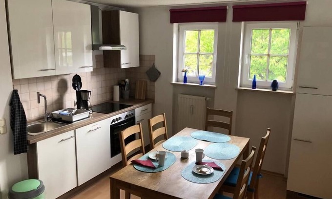 Schlatzendorf Apartment | Cozy four-room vacation apartment for up to 6 people with sunny terrace and balcony