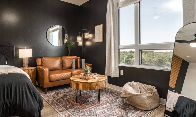 Boise Apartment | Cozy King Bed, Coffee Bar, Pool