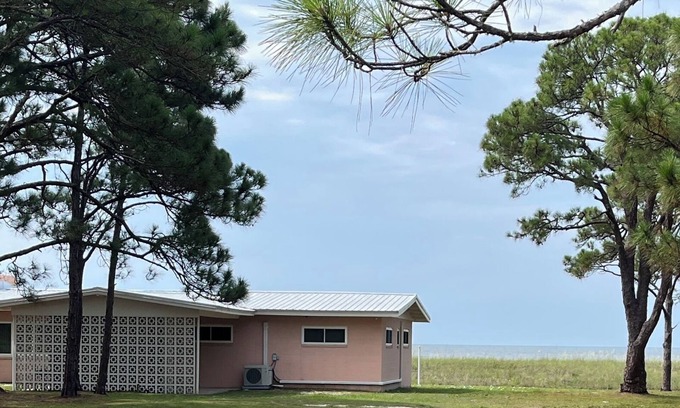 Alligator Point House | Cozy "Old Florida" beach House steps from beach on Gulf in Alligator Point