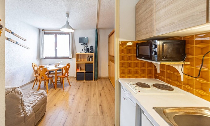 Montgellafrey Apartment | Cozy studio 3 pers, 19m², close to slopes and shops