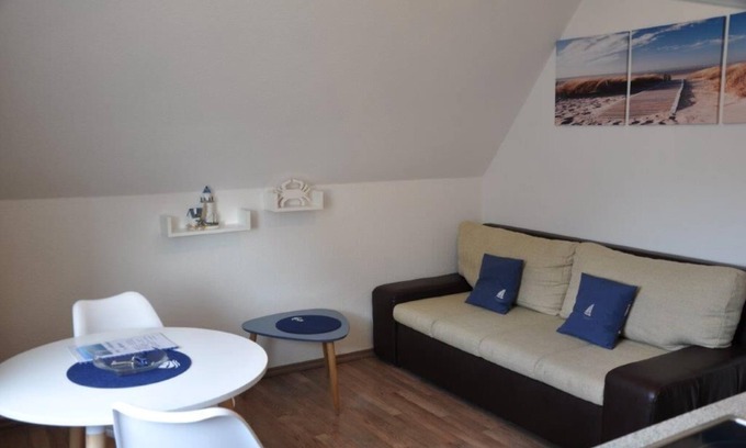 Baltrum Apartment | Cozy upper floor island apartment for two, close to the beach