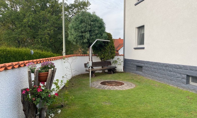 Merzalben Condo | Cozy vacation apartment with wood-burning stove in the middle of the Palatinate Forest