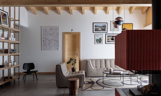 Lens Apartment | Crans Montana apartment 4.5 rooms & sleeps 6 with terrace in the center of town