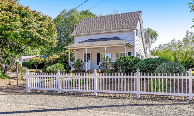 Bay City House | Creekside Home w/ a Furnished Patio, Firepit, Gas Fireplace, & Free WiFi