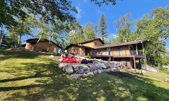 Crosslake Cabin | Crosslake Cabin on the Whitefish Chain - Little Pine LakenDream Island Lake Home