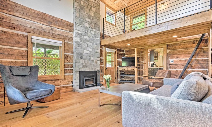 Weaverville Cabin | Custom Creekside Cabin in Blue Ridge Mountains
