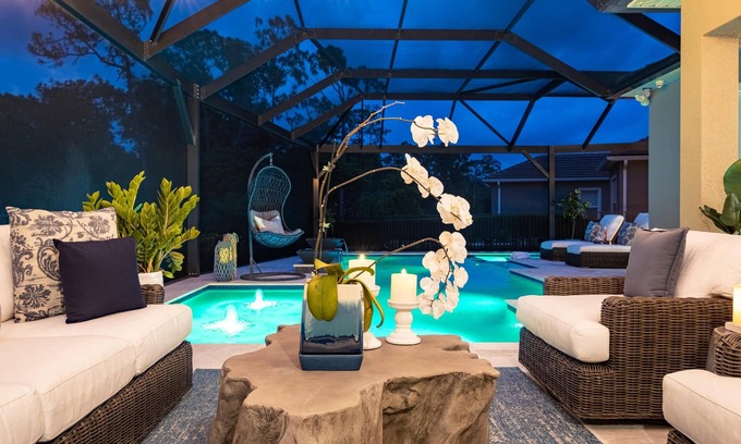 Rural Estates House | Custom home with private saltwater pool & outdoor oasis near beaches, 5th Ave,