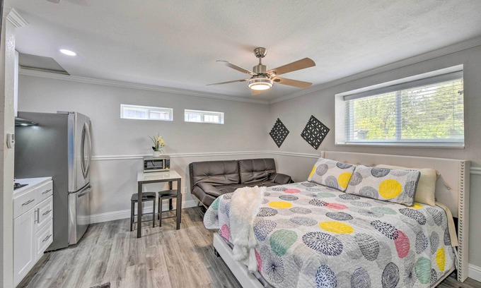 Placerville Apartment | Cute Central Placerville Studio: Pet Friendly