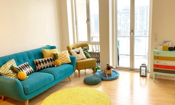 Amager House | Cute Pug Guest Room