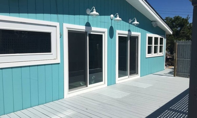 Davis Park House | Davis Park, Fire Island. Bay/sunset views. Updated 4 bed/2 bath house w A/C